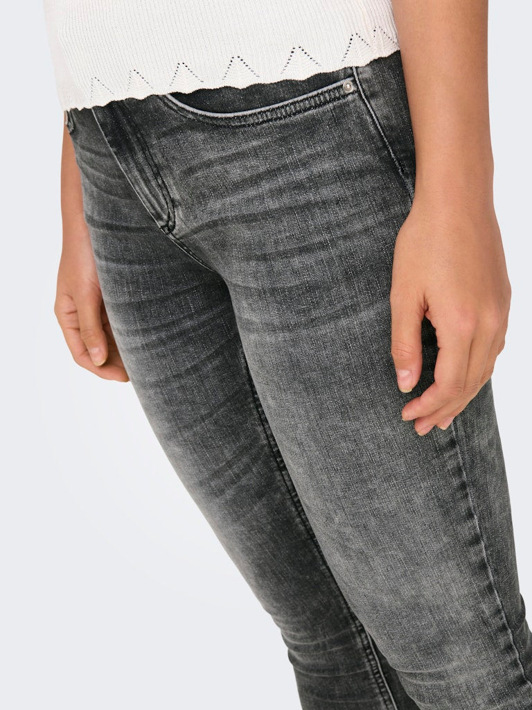 Only Damen Jeans Dark Grey Denim