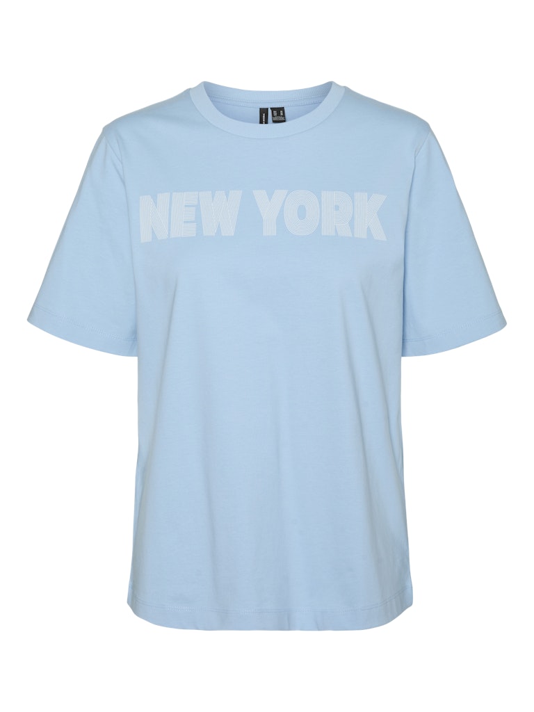 Vero Moda Damen T-Shirts Airy Blue/New Y