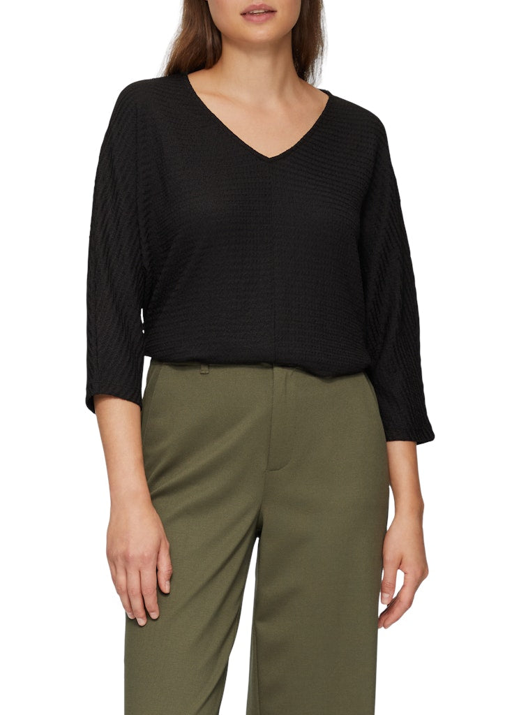 S. Oliver red Damen T-Shirts Grey/Black