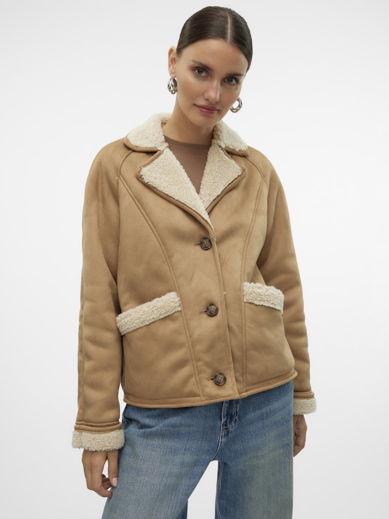 Vero Moda Damen Jacken Tigers Eye/Tedd