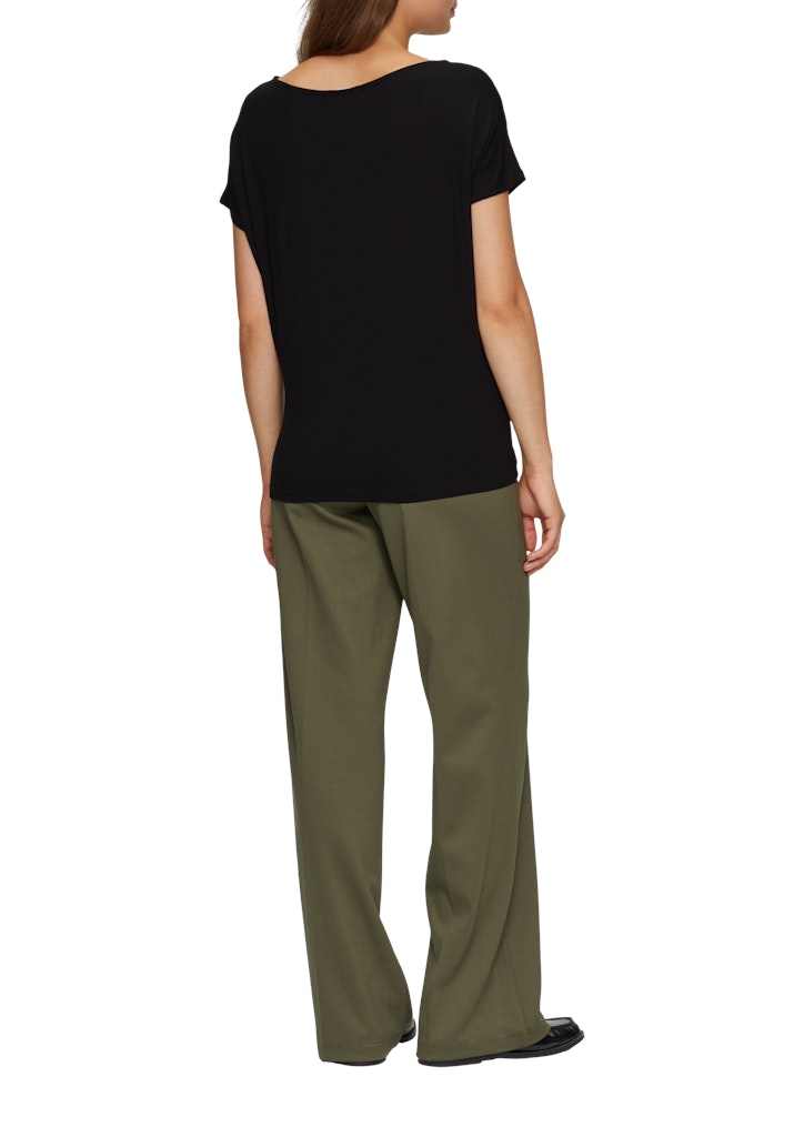 S. Oliver red Damen T-Shirts Grey/Black