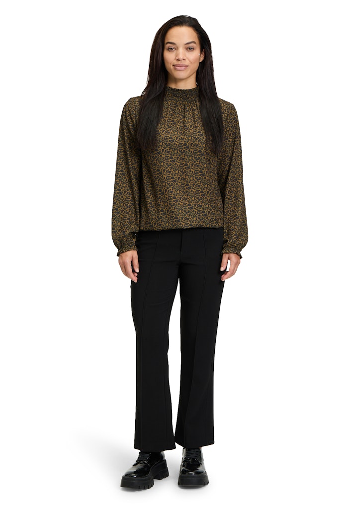 Cartoon Damen Blusen Black/Brown