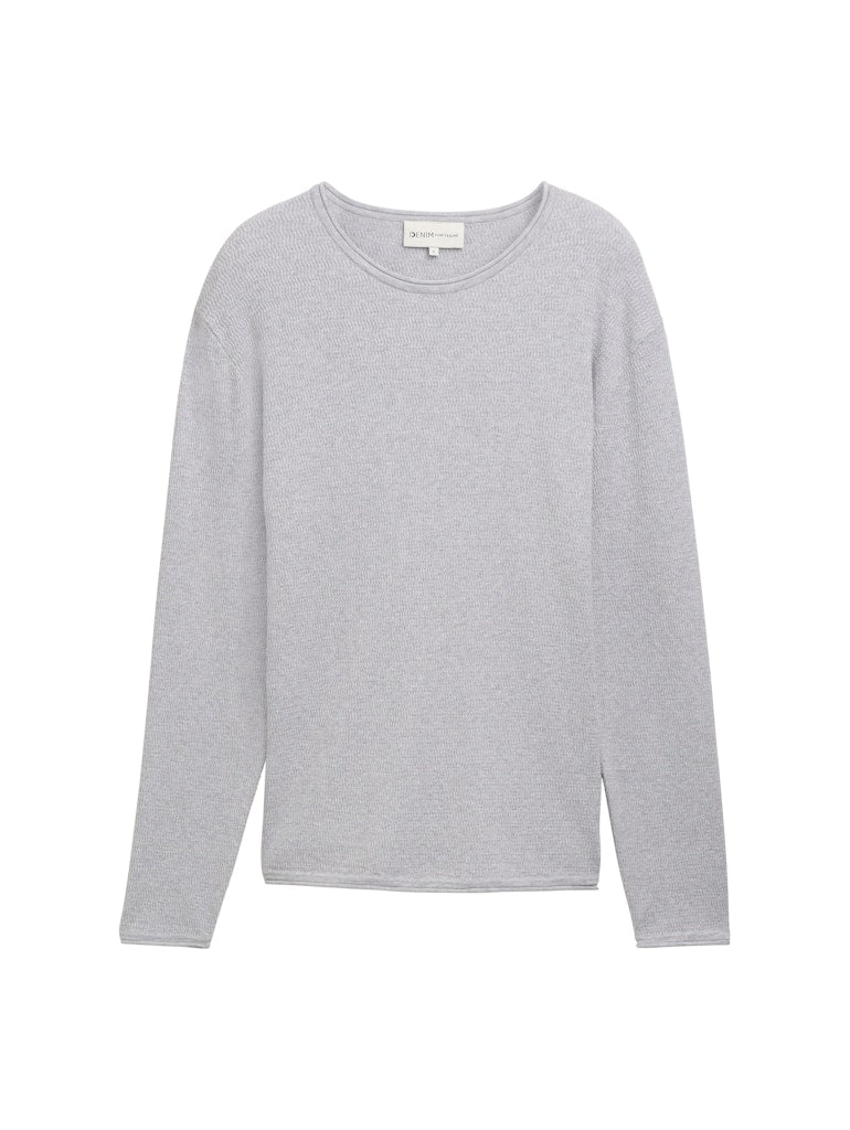 Tom Tailor denim Herren Pullover Light Stone Gre