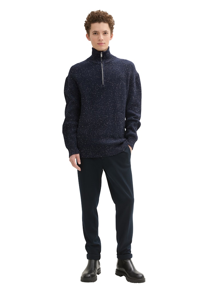 Tom Tailor denim Herren Pullover Navy Colorful N