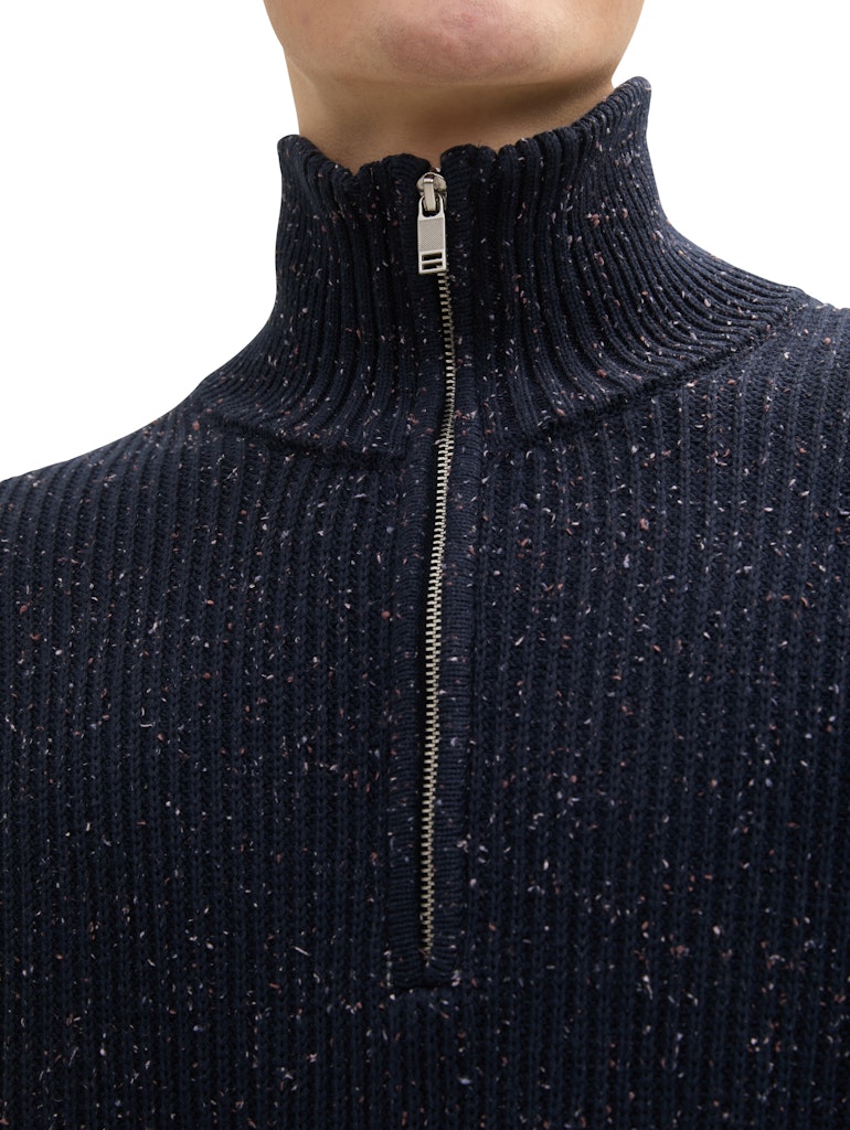 Tom Tailor denim Herren Pullover Navy Colorful N