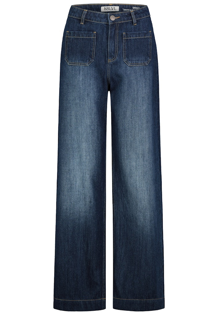 eight2nine Damen Jeans Dark Blue Denim