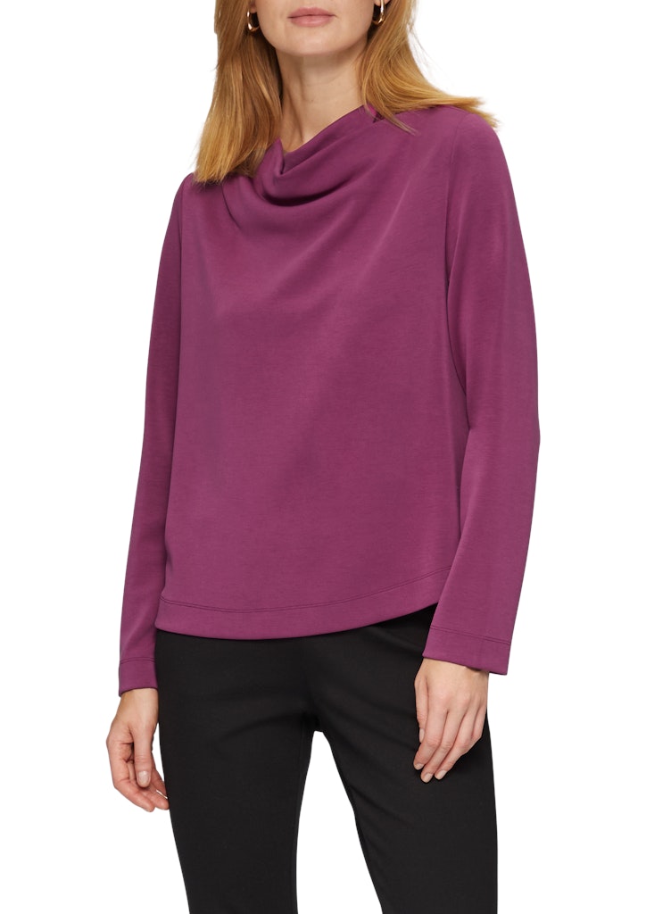 S. Oliver black Damen Sweatshirts Lilac/Pink