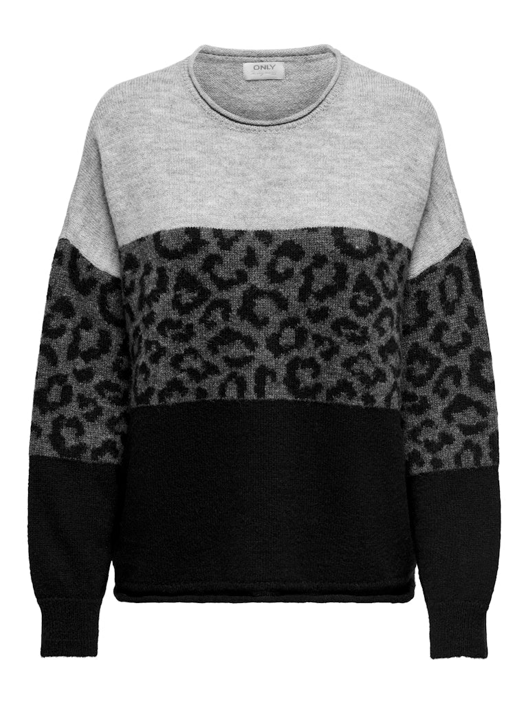 Only Damen Pullover Light Grey Mela