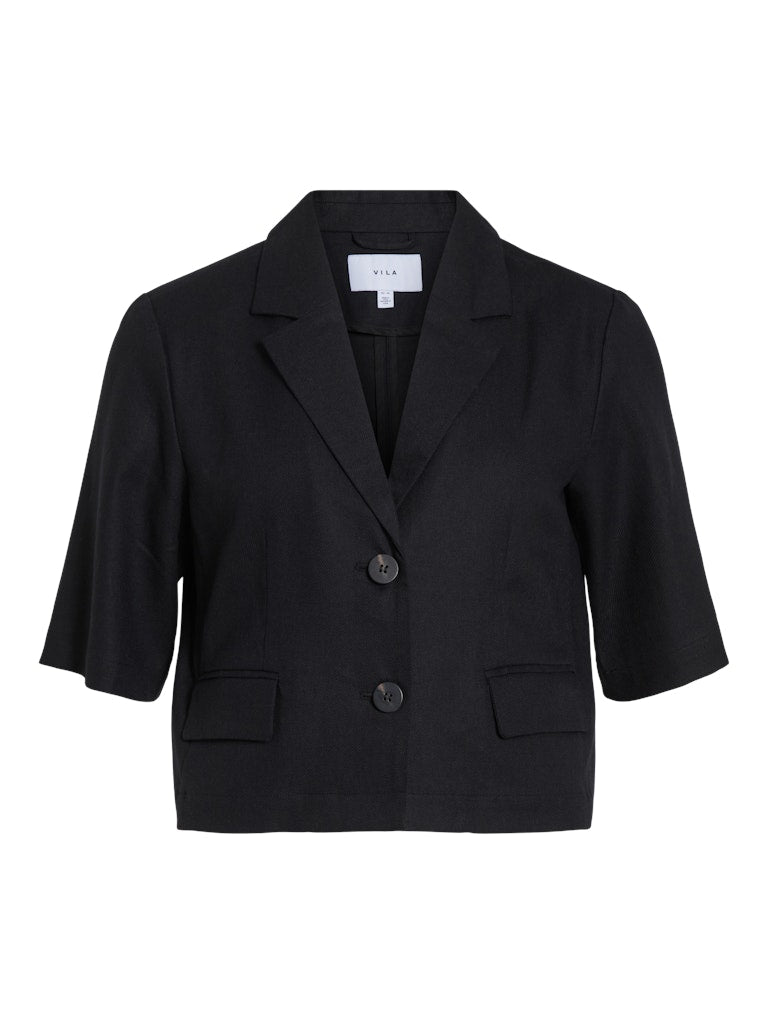Vila Damen Blazer Black Beauty