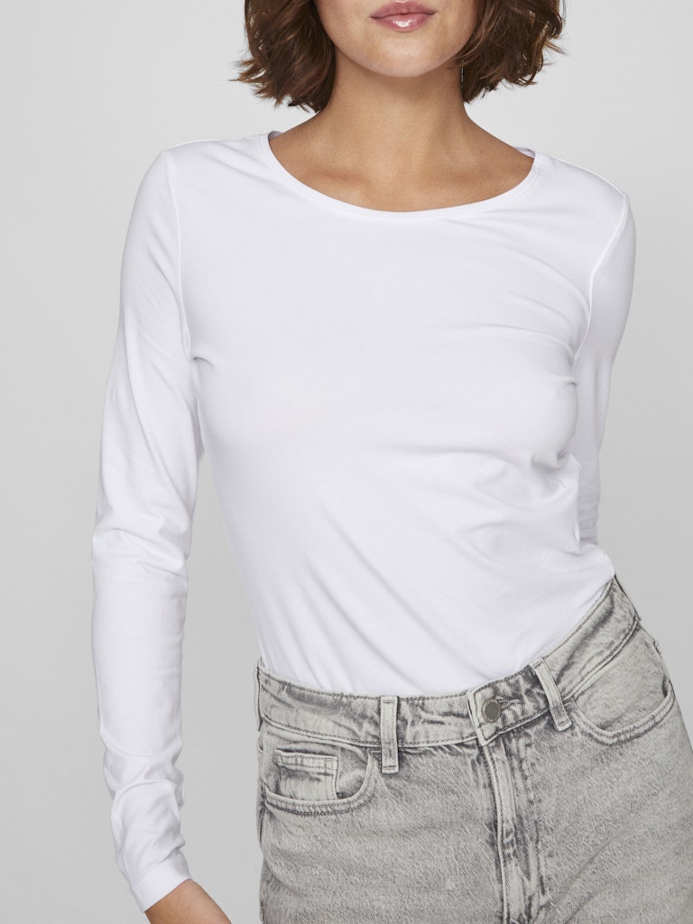 Vila Damen T-Shirts Bright White