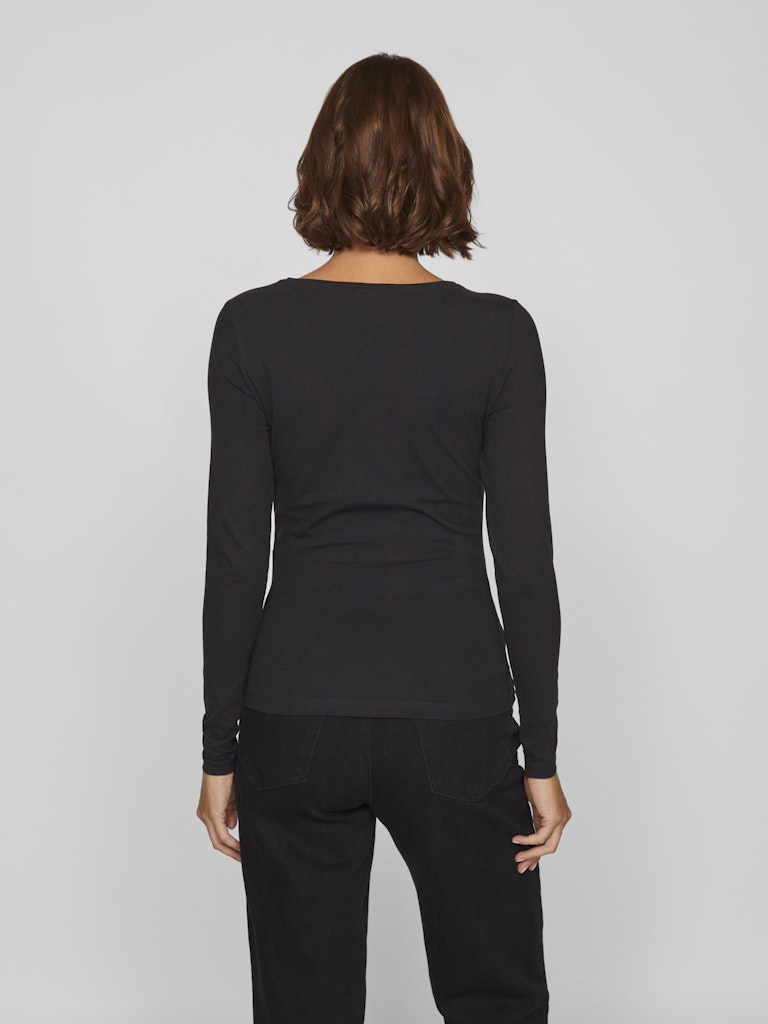 Vila Damen T-Shirts Black Beauty