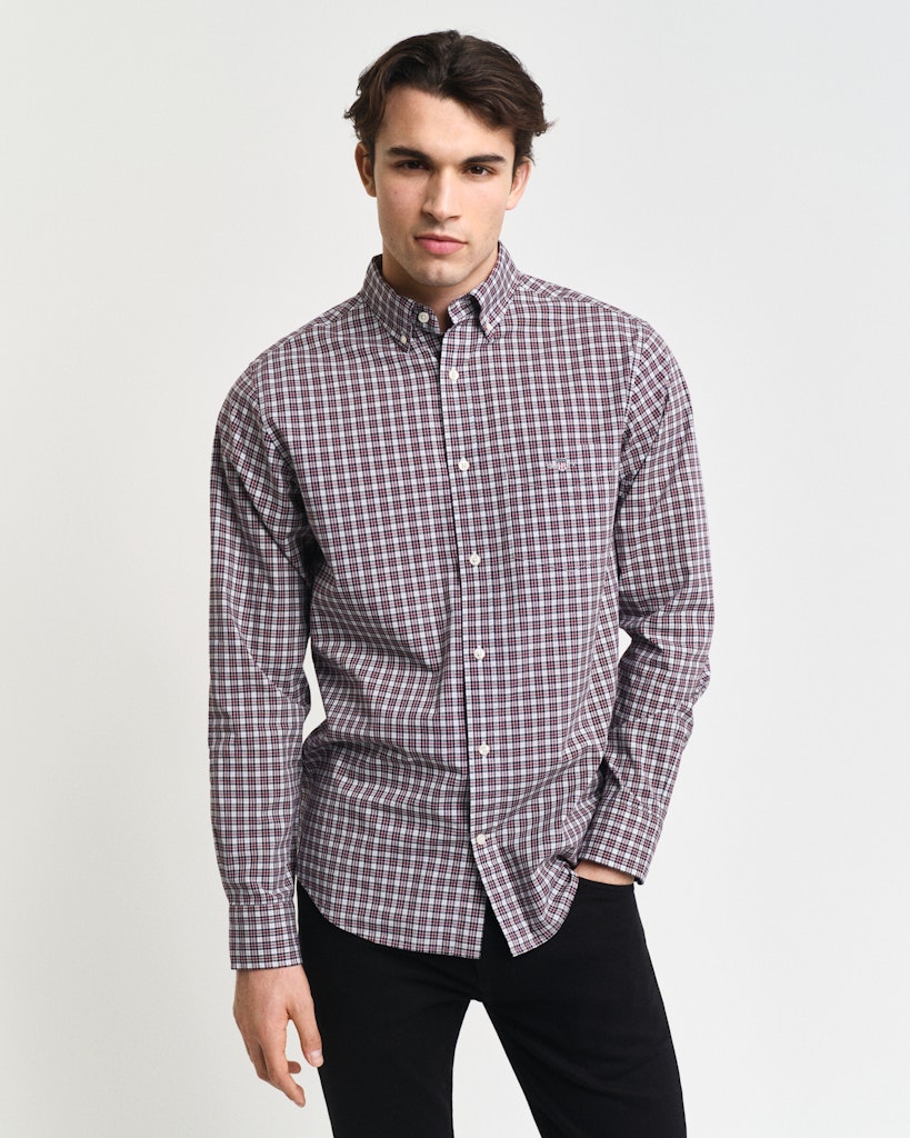 Gant Herren Hemden  Plumped Red