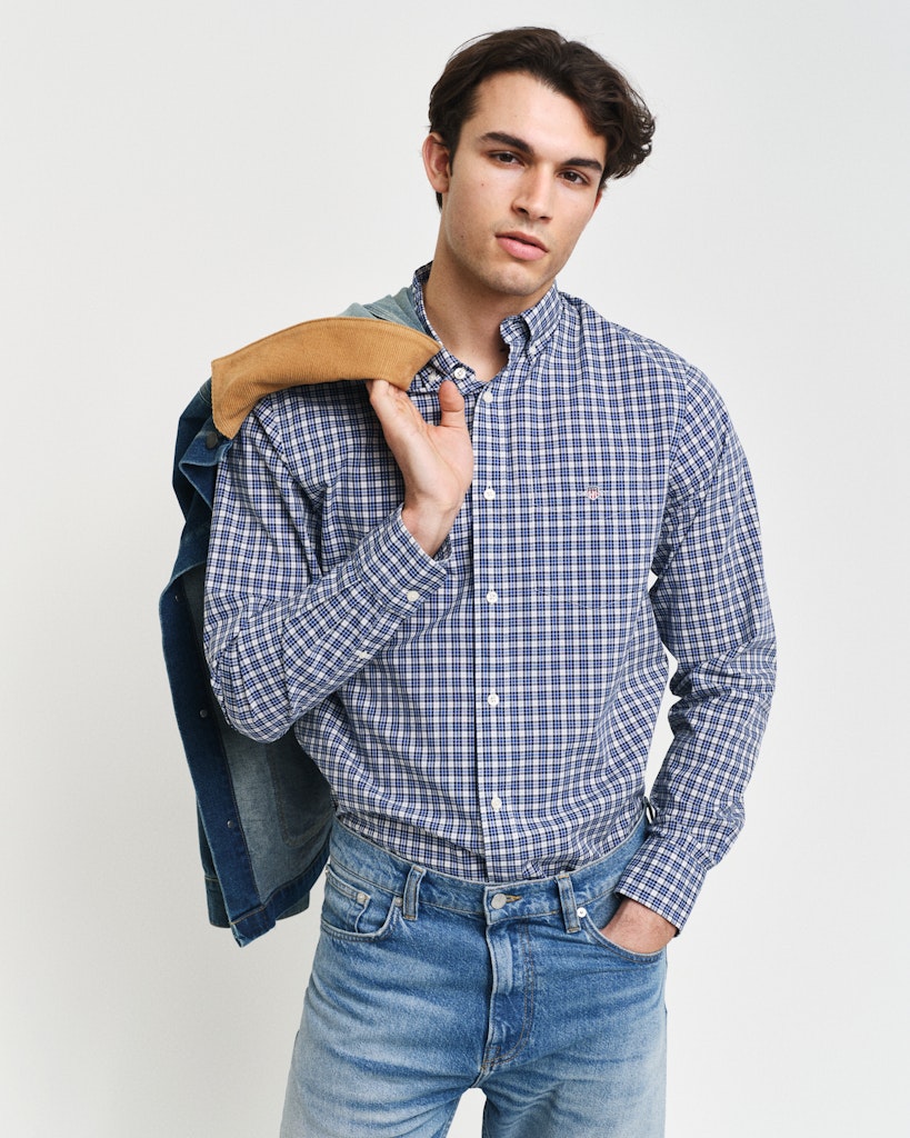 Gant Herren Hemden  College Blu