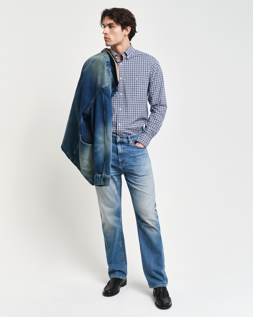 Gant Herren Hemden  College Blu