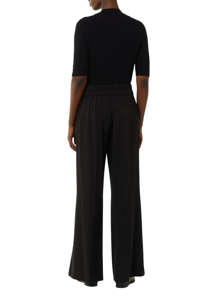 Comma Damen Hosen Grey/Black