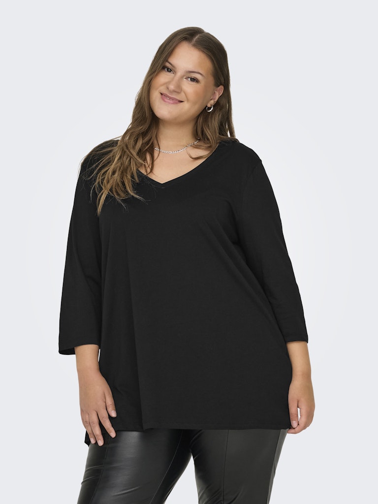 Only Caramkoma Damen T-Shirts Black