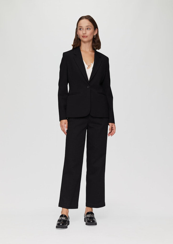 S. Oliver black Damen Blazer Grey/Black