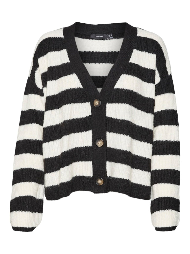 Vero Moda Damen Strickjacken Black/Small Str