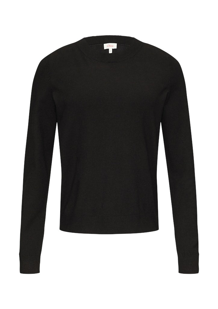 S. Oliver red Damen Pullover Grey/Black