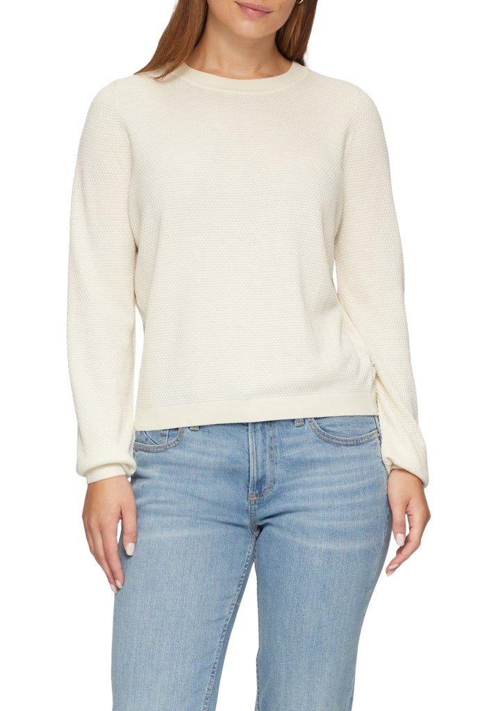 QS by S.Oliver Damen Pullover White