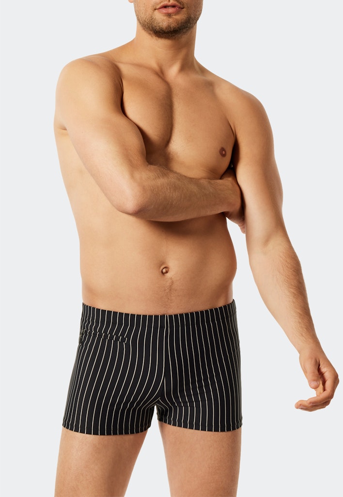 Schiesser Badehose Schwarz