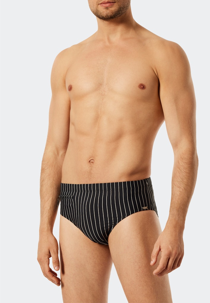 Schiesser Badehose Schwarz