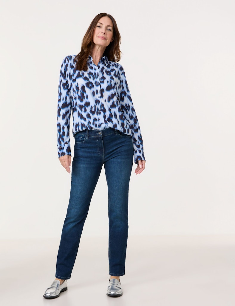 Gerry Weber Damen Jeans Blue Denim Mit