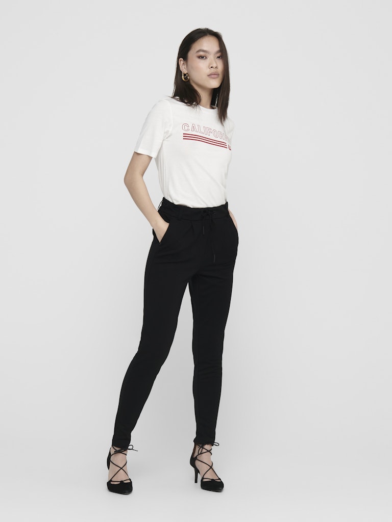 Only Damen Hosen Black