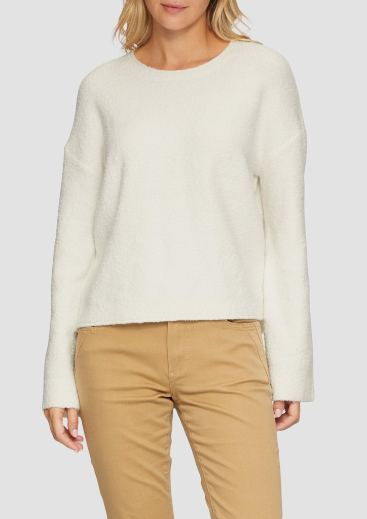 S. Oliver red Damen Pullover White