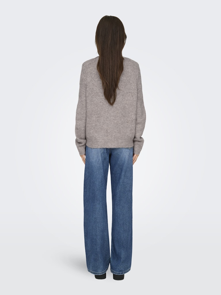 Only Damen Strickjacken Woodsmoke/Melan