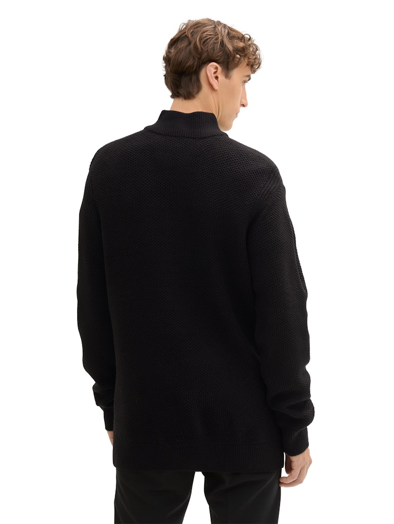 Tom Tailor denim Herren Pullover Black