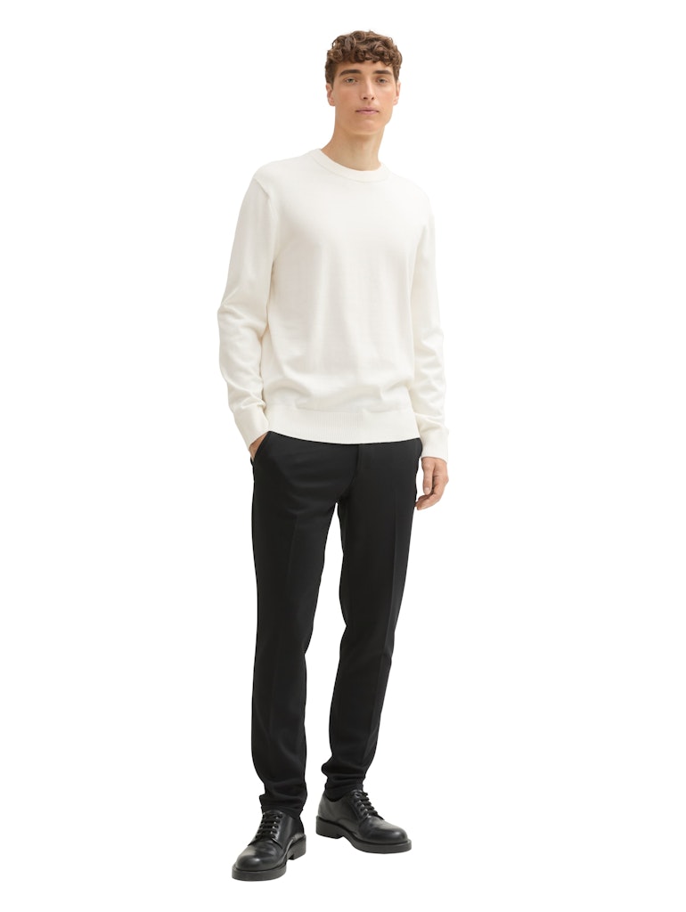 Tom Tailor denim Herren Pullover Wool White