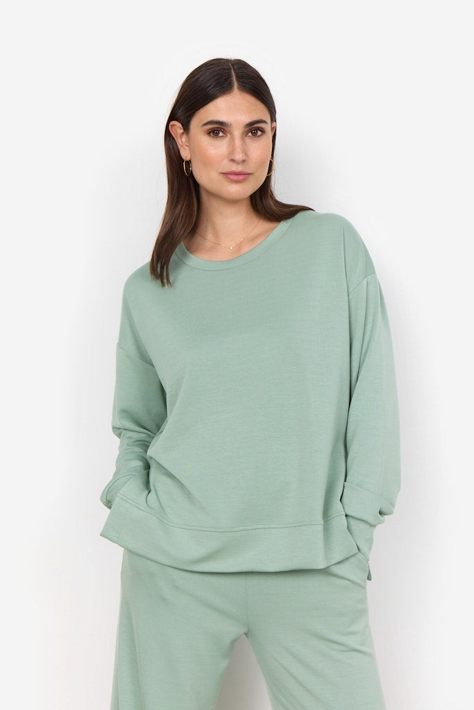 Soya Concept Damen Sweatshirts Mineral Green