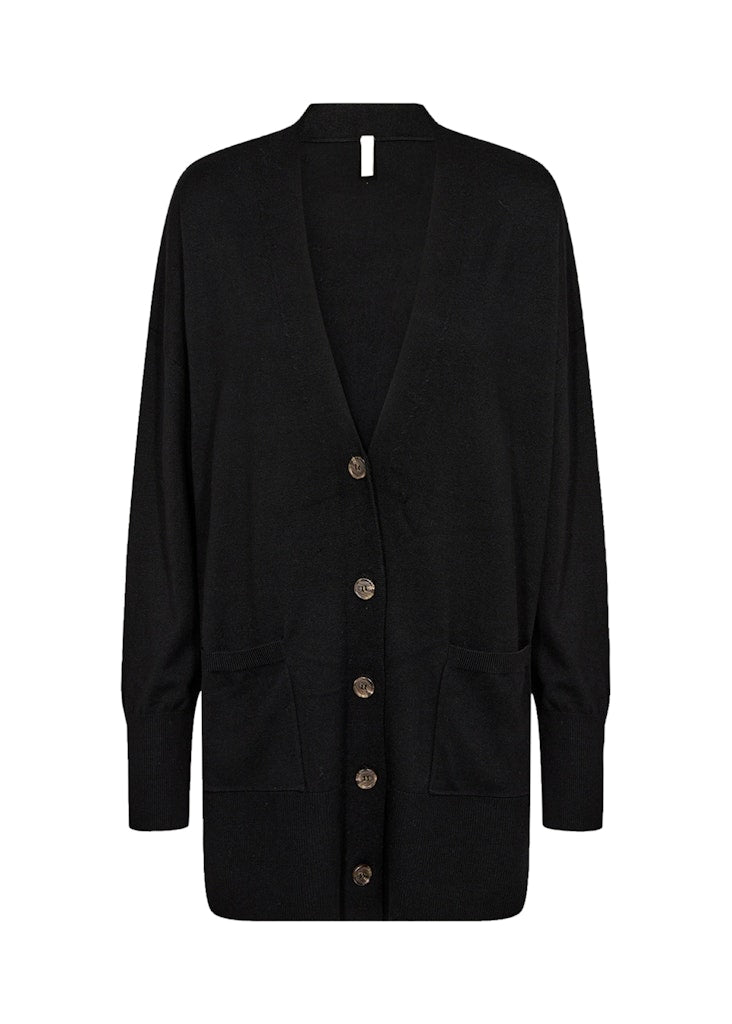 Soya Concept Damen Strickjacken Black
