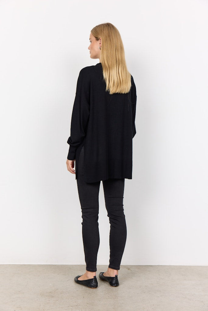 Soya Concept Damen Strickjacken Black
