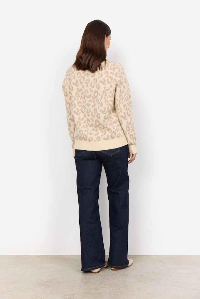 Soya Concept Damen Pullover Cream Melange C