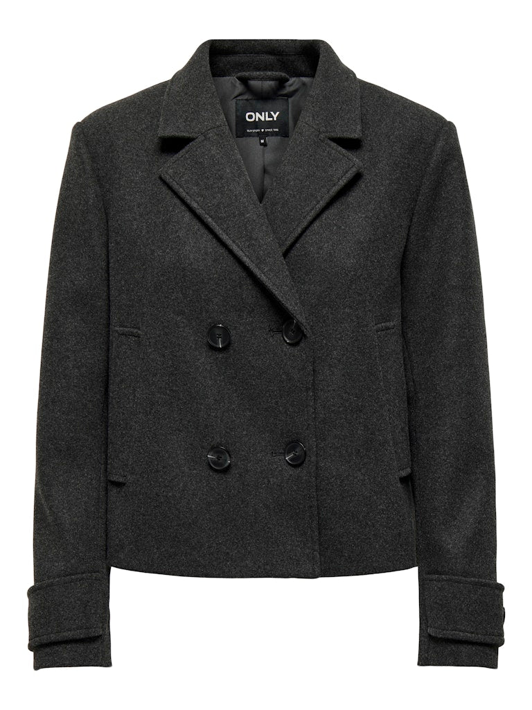 Only Damen Jacken Dark Grey Melan