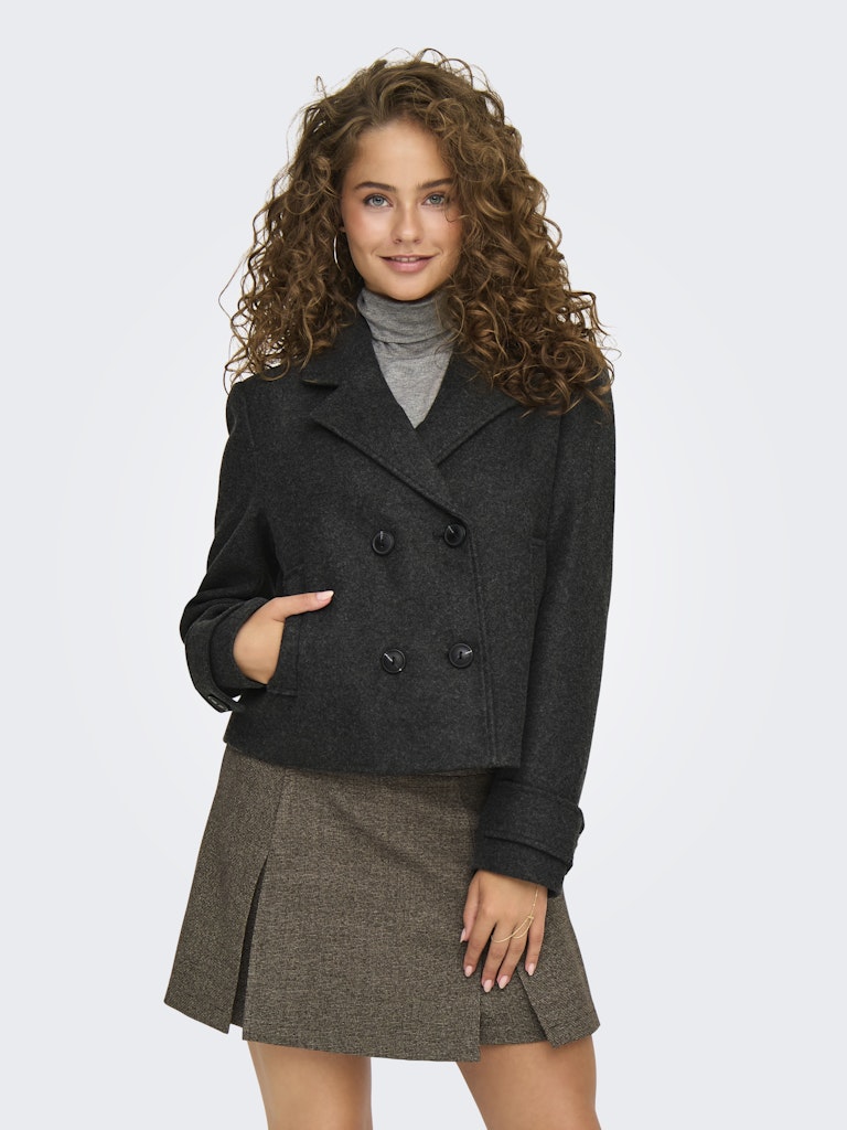 Only Damen Jacken Dark Grey Melan
