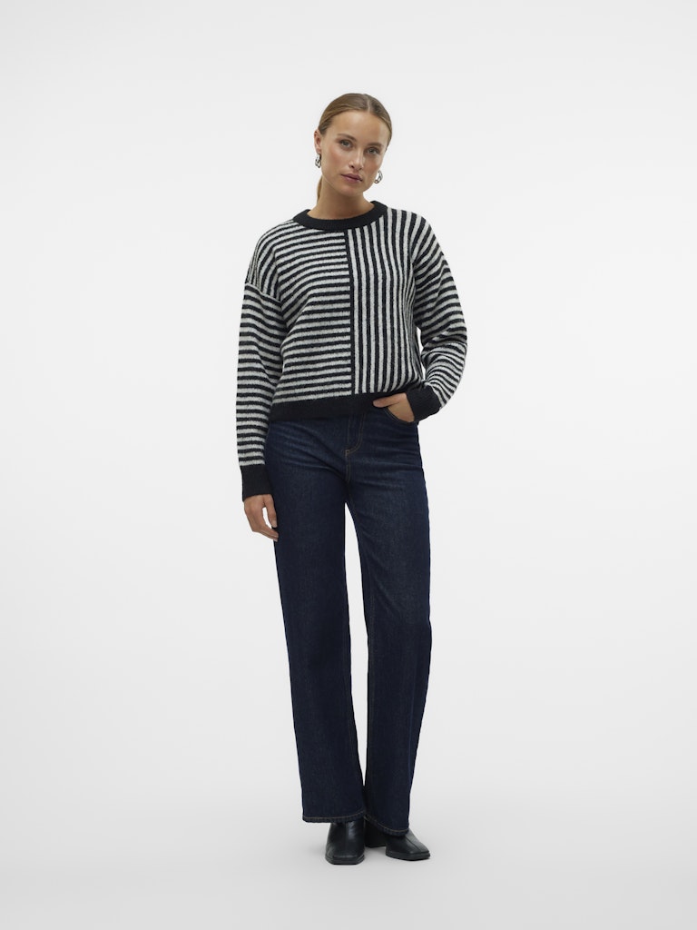 Vero Moda Damen Pullover Black/W. Birch