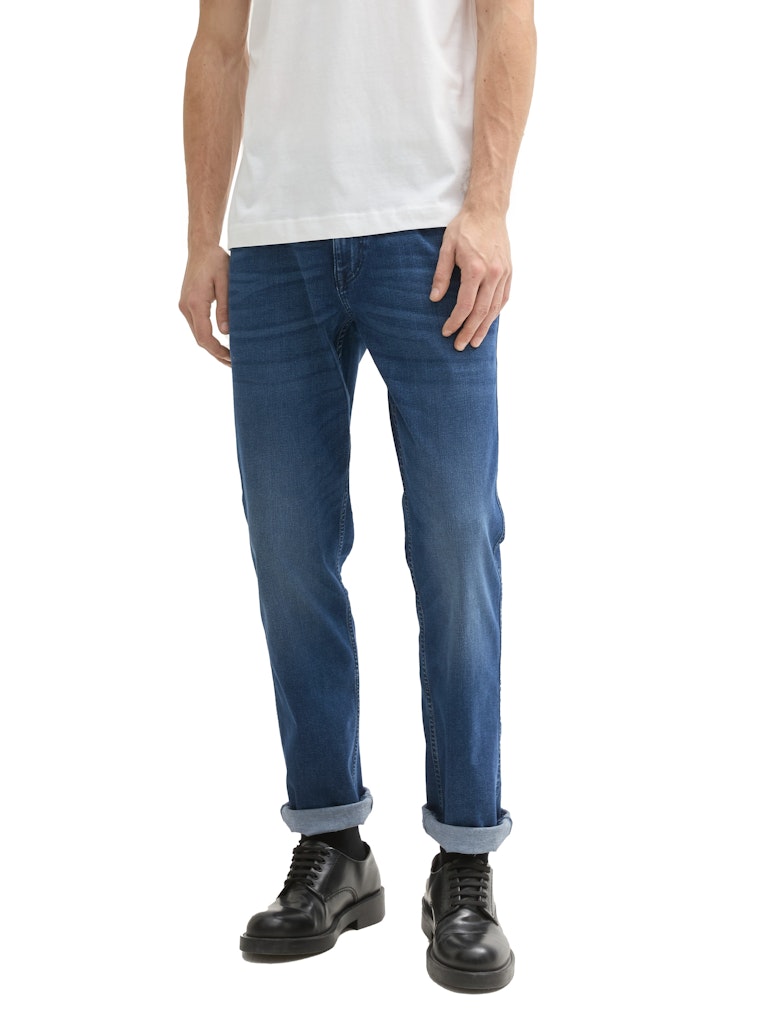 Tom Tailor Herren Jeans Used Dark Stone