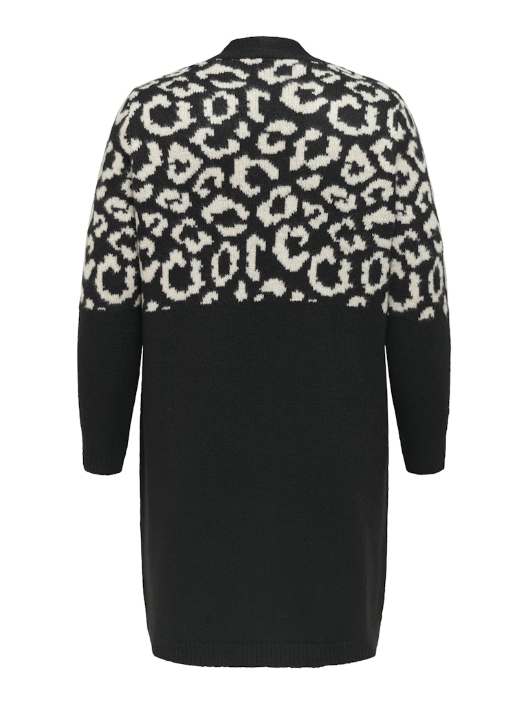 Only Caramkoma Damen Strickjacken Black/Whtecap G