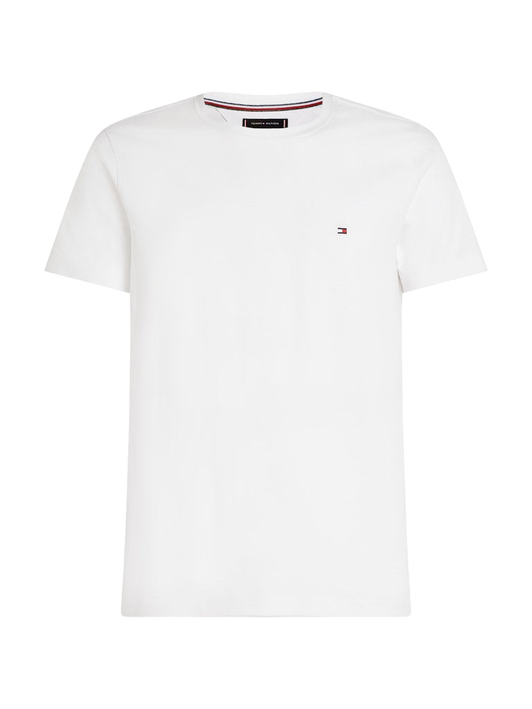 Tommy Hilfiger Herren T-Shirts kurz Ybr White