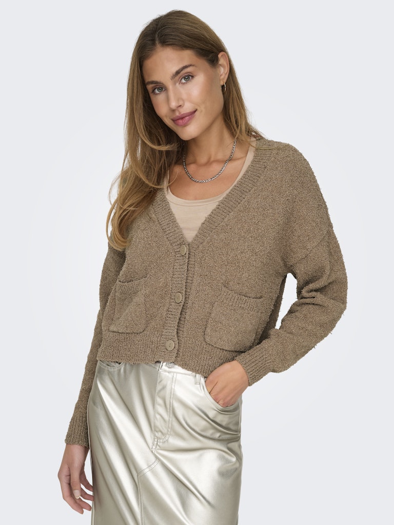 Only Damen Strickjacken Macchiato