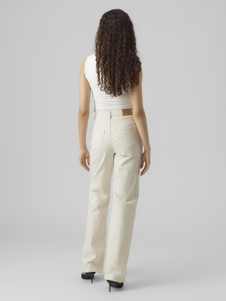 Vero Moda Damen Jeans Ecru