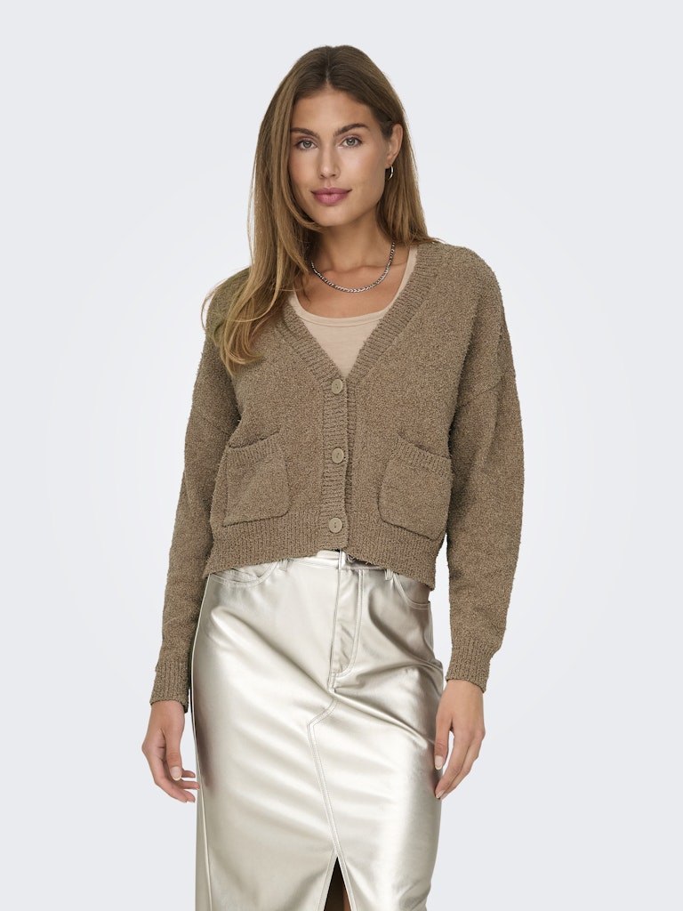 Only Damen Strickjacken Macchiato