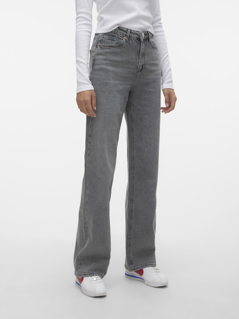 Vero Moda Damen Jeans Medium Grey Den