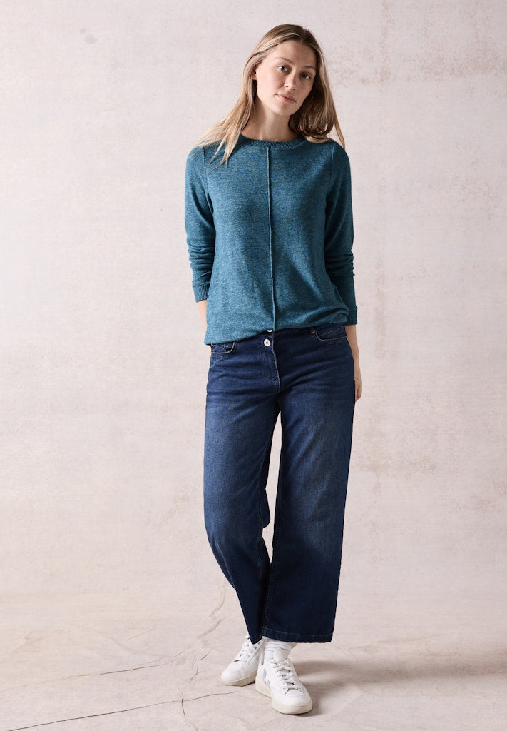Cecil Damen T-Shirts  Aqua Mela