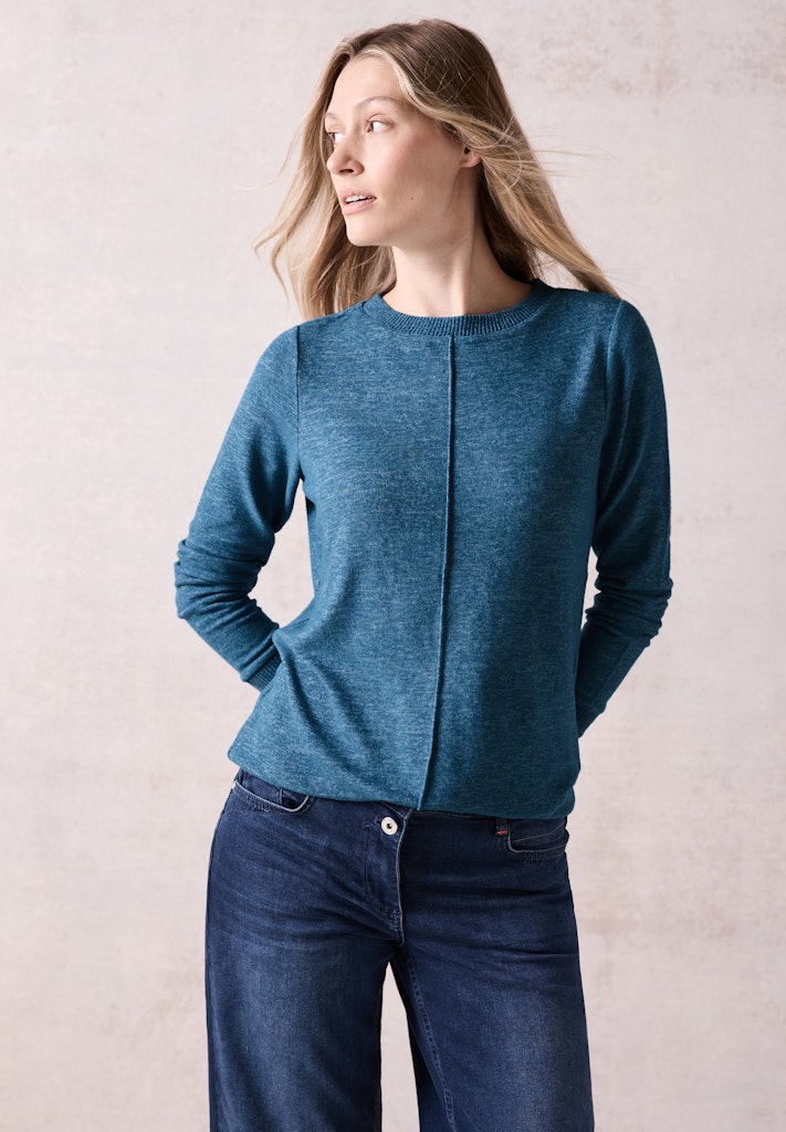 Cecil Damen T-Shirts  Aqua Mela