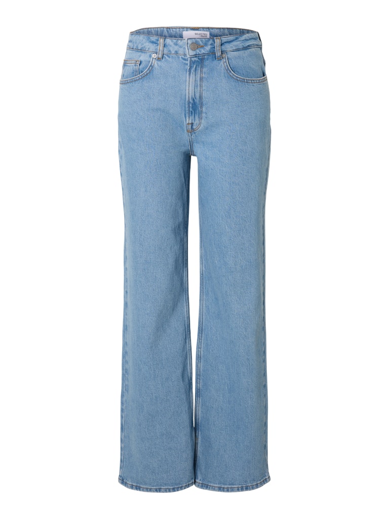 Selected Femme Damen Jeans Light Blue Deni