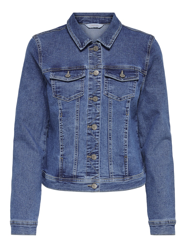 only Damen Jacken Medium Blue Den